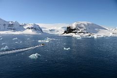 08C Zodiac Heading For Cuverville Island From Quark Expeditions Antarctica Cruise Ship.jpg
